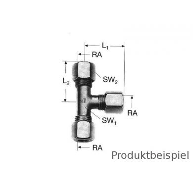 38S M52x2 T-Verschraubung metrisch schwer