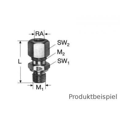 25S - M36x2 Gerade Einschraubverschraubung MS