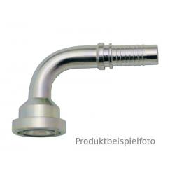 DN25 FLAL-90� SAE-Flanschkr�mmernippel flachdichtend