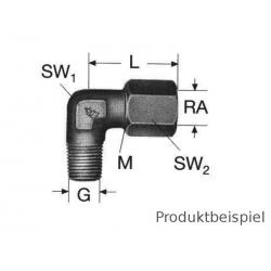 RA 10mm - Winkeleinschraubverschraubung BSP leicht